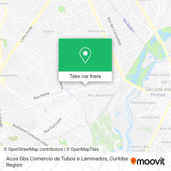 Acos Gbs Comércio de Tubos e Laminados map