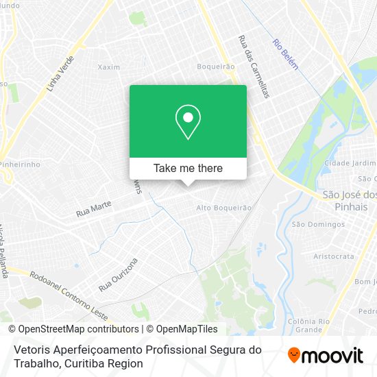 Vetoris Aperfeiçoamento Profissional Segura do Trabalho map