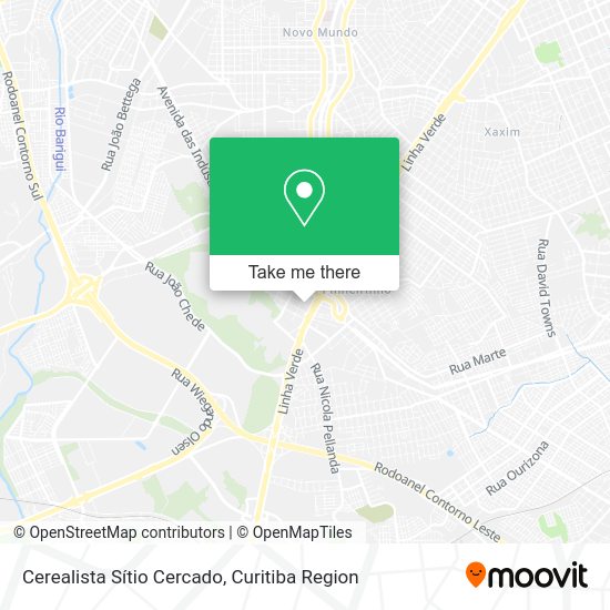 Cerealista Sítio Cercado map