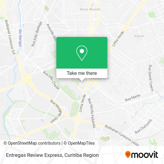 Entregas Review Express map