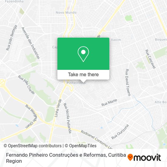 Fernando Pinheiro Construções e Reformas map