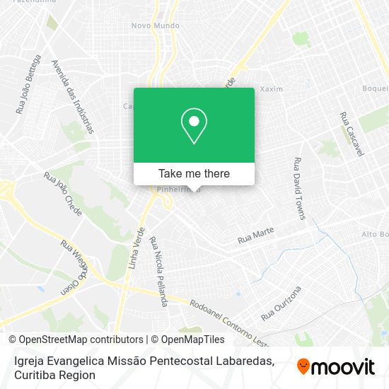 Igreja Evangelica Missão Pentecostal Labaredas map