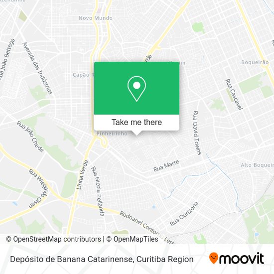 Depósito de Banana Catarinense map