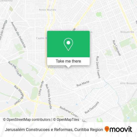Jerusalém Construcoes e Reformas map