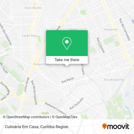 Culinária Em Casa map