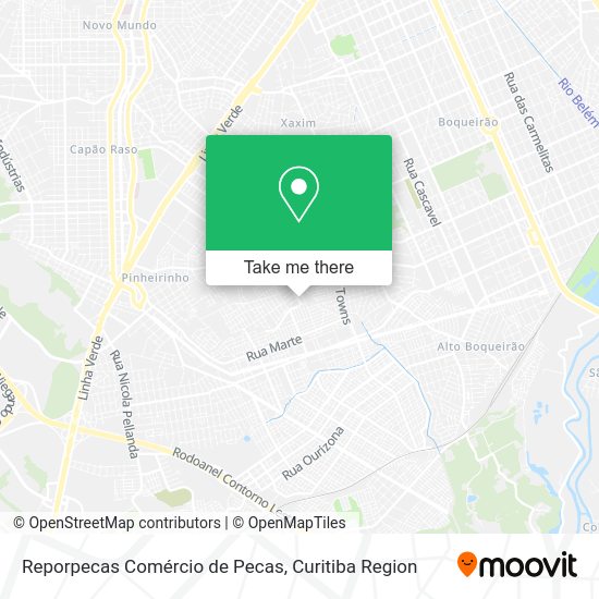 Reporpecas Comércio de Pecas map