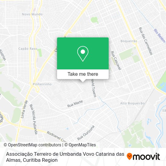 Associação Terreiro de Umbanda Vovo Catarina das Almas map