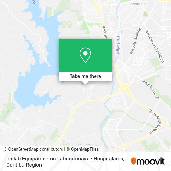 Ionlab Equipamentos Laboratoriais e Hospitalares map
