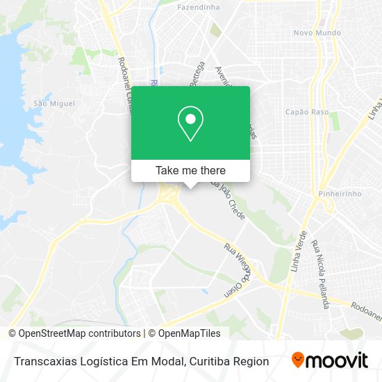 Transcaxias Logística Em Modal map