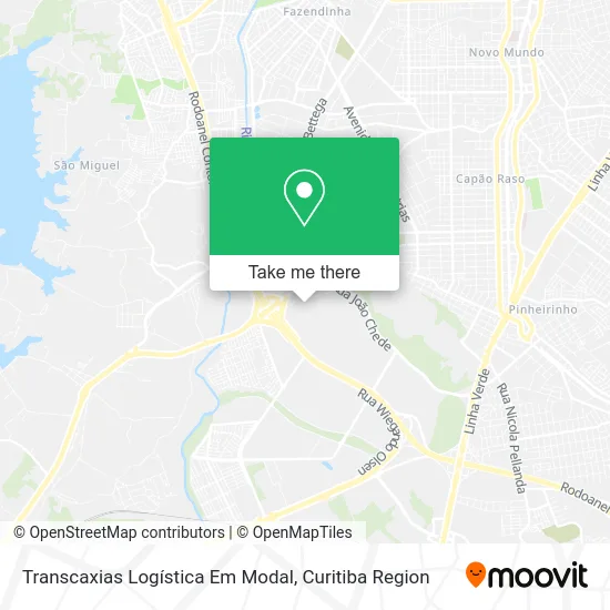 Transcaxias Logística Em Modal map