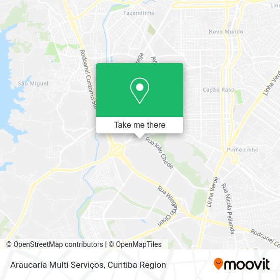 Araucaria Multi Serviços map
