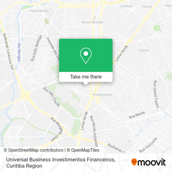 Universal Business Investimentos Financeiros map