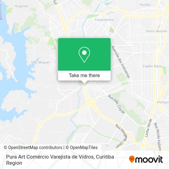 Pura Art Comércio Varejista de Vidros map