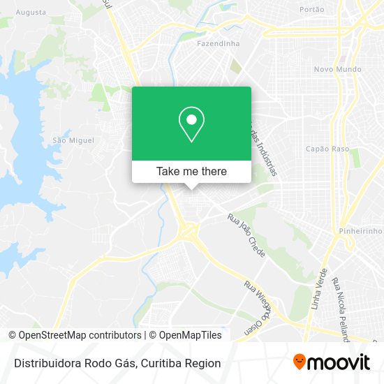 Distribuidora Rodo Gás map