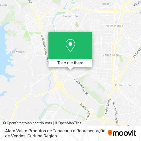 Alam Valim Produtos de Tabacaria e Representação de Vendas map