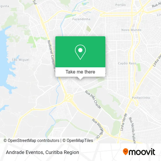 Andrade Eventos map