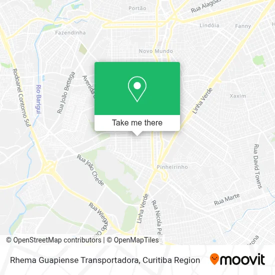 Rhema Guapiense Transportadora map
