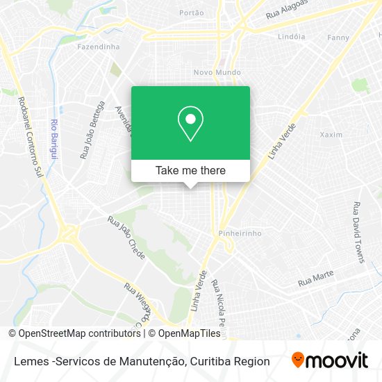 Lemes -Servicos de Manutenção map