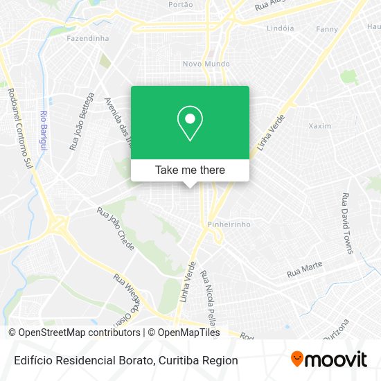 Edifício Residencial Borato map