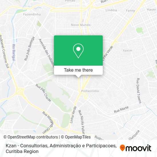 Kzan - Consultorias, Administração e Participacoes map