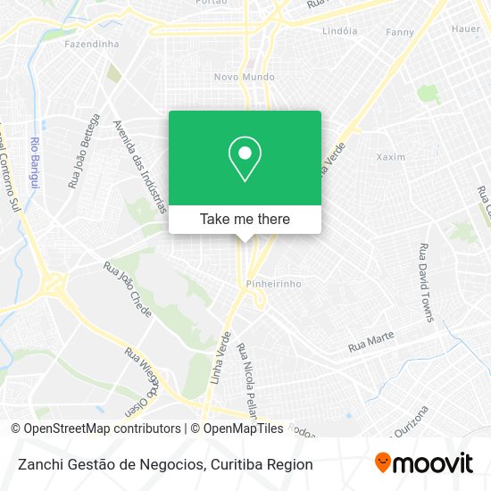 Zanchi Gestão de Negocios map