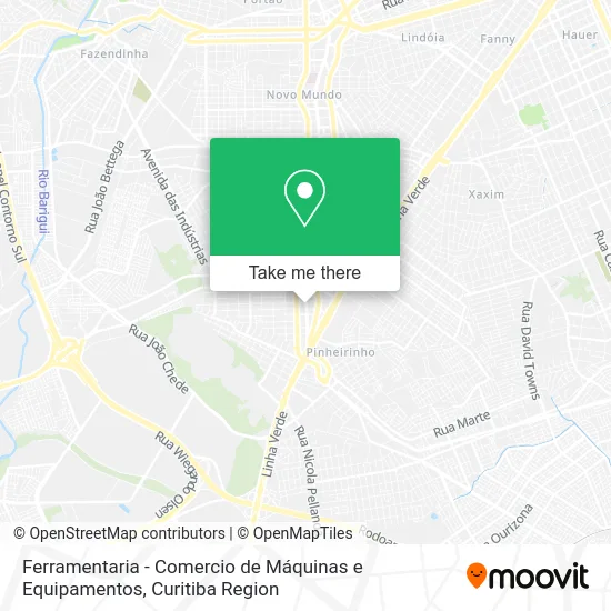Ferramentaria - Comercio de Máquinas e Equipamentos map