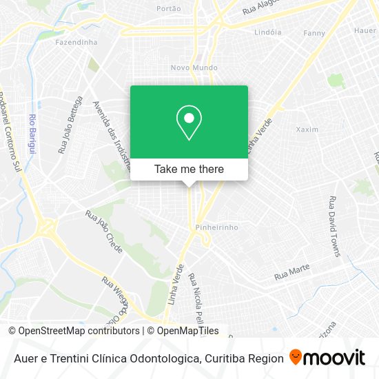Auer e Trentini Clínica Odontologica map