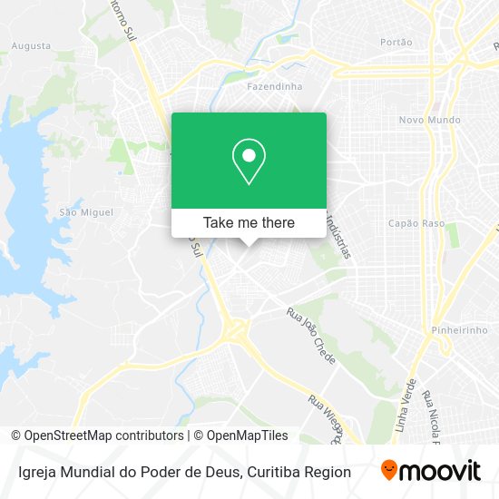 Igreja Mundial do Poder de Deus map