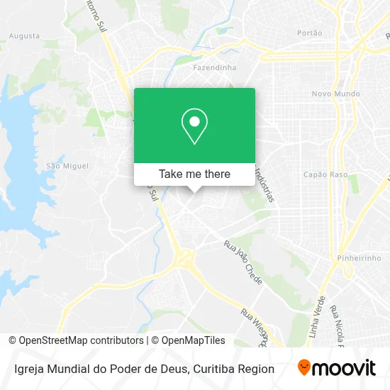 Igreja Mundial do Poder de Deus map