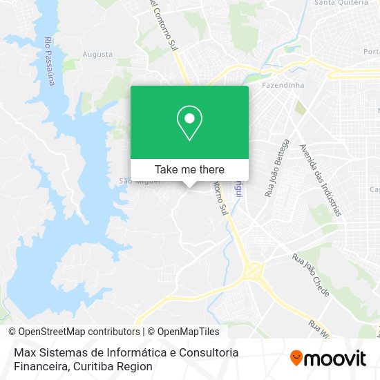 Max Sistemas de Informática e Consultoria Financeira map