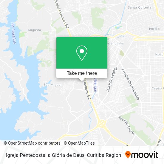 Igreja Pentecostal a Glória de Deus map
