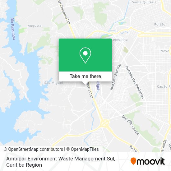 Ambipar Environment Waste Management Sul map