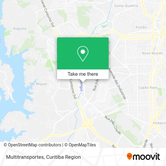 Multitransportes map