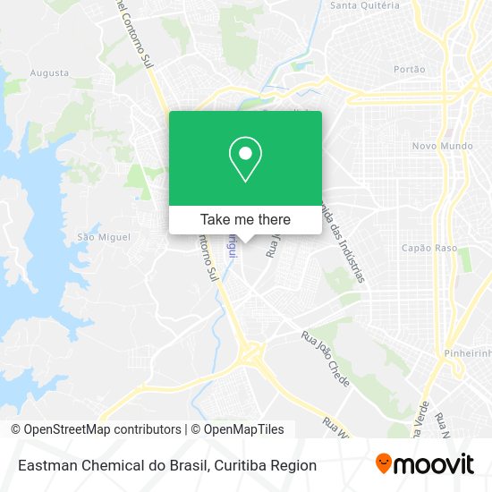 Eastman Chemical do Brasil map