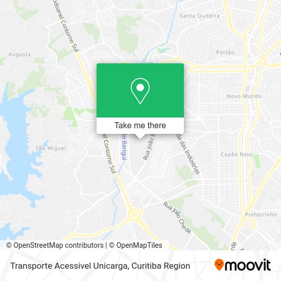 Transporte Acessivel Unicarga map