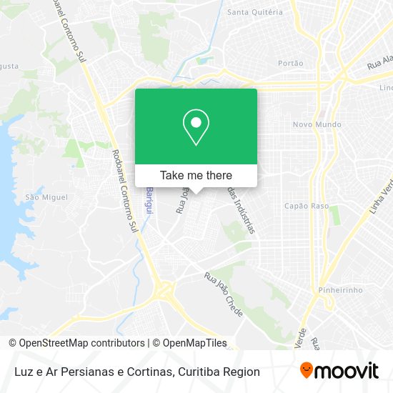 Luz e Ar Persianas e Cortinas map