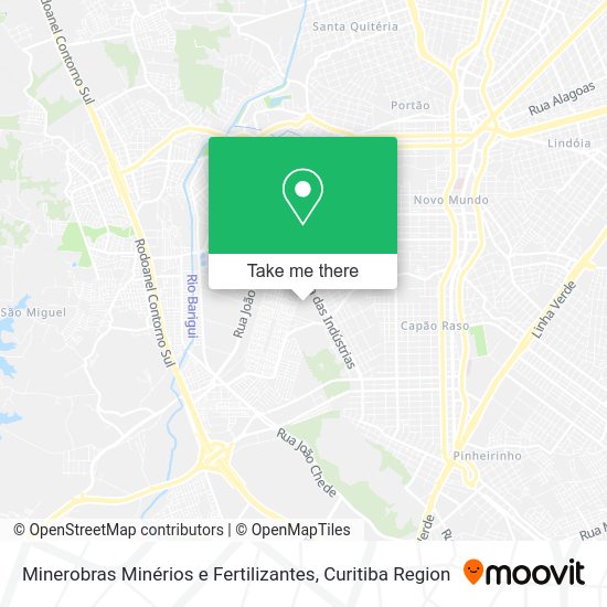 Minerobras Minérios e Fertilizantes map