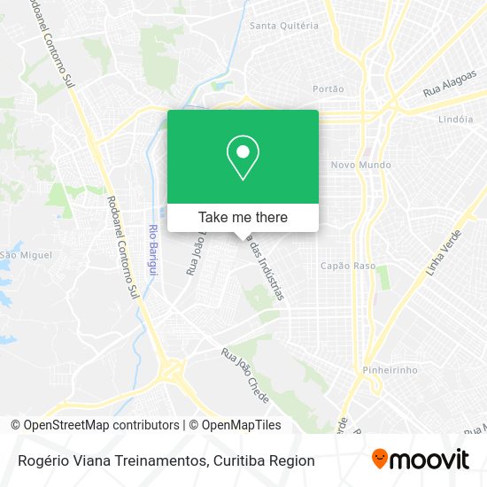 Rogério Viana Treinamentos map