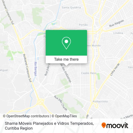 Shama Móveis Planejados e Vidros Temperados map