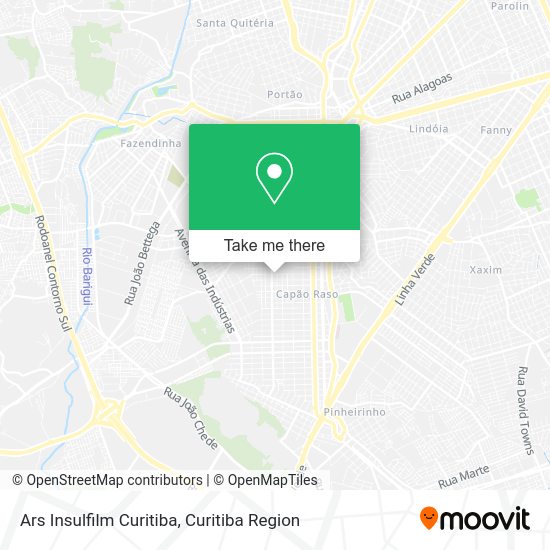 Ars Insulfilm Curitiba map