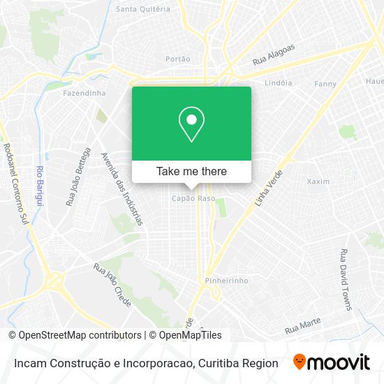 Incam Construção e Incorporacao map