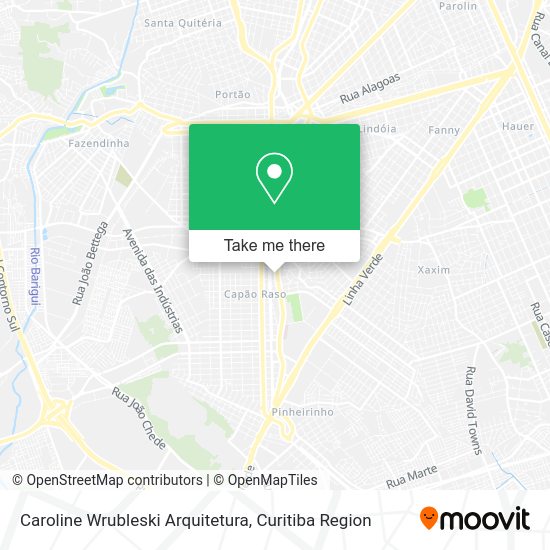 Caroline Wrubleski Arquitetura map