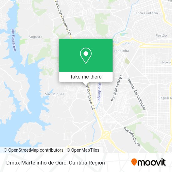 Dmax Martelinho de Ouro map