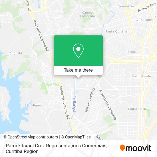 Patrick Israel Cruz Representações Comerciais map