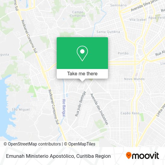 Emunah Ministerio Apostólico map