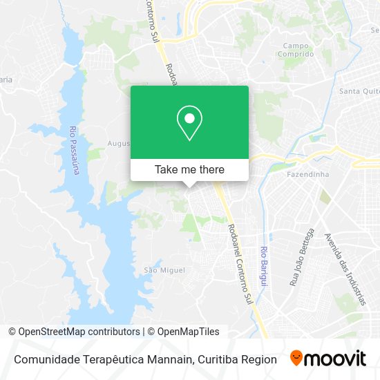 Comunidade Terapêutica Mannain map