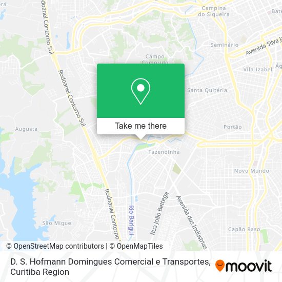 D. S. Hofmann Domingues Comercial e Transportes map