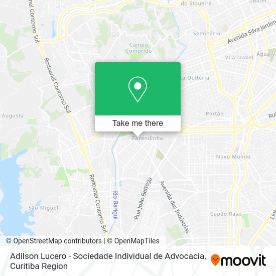 Adilson Lucero - Sociedade Individual de Advocacia map