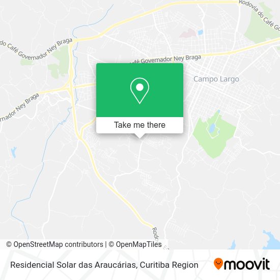 Residencial Solar das Araucárias map