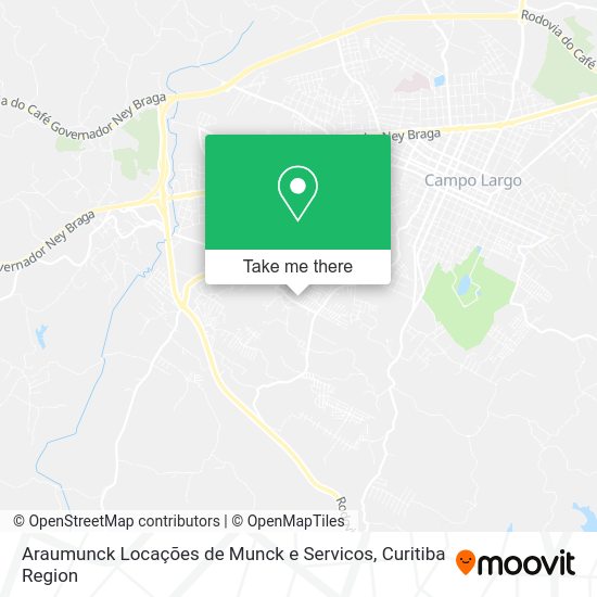 Araumunck Locações de Munck e Servicos map